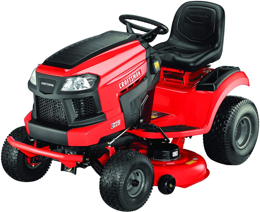 Craftsman E225 42-in. Lithium-Ion Riding Mower-56V Electric Powered ...